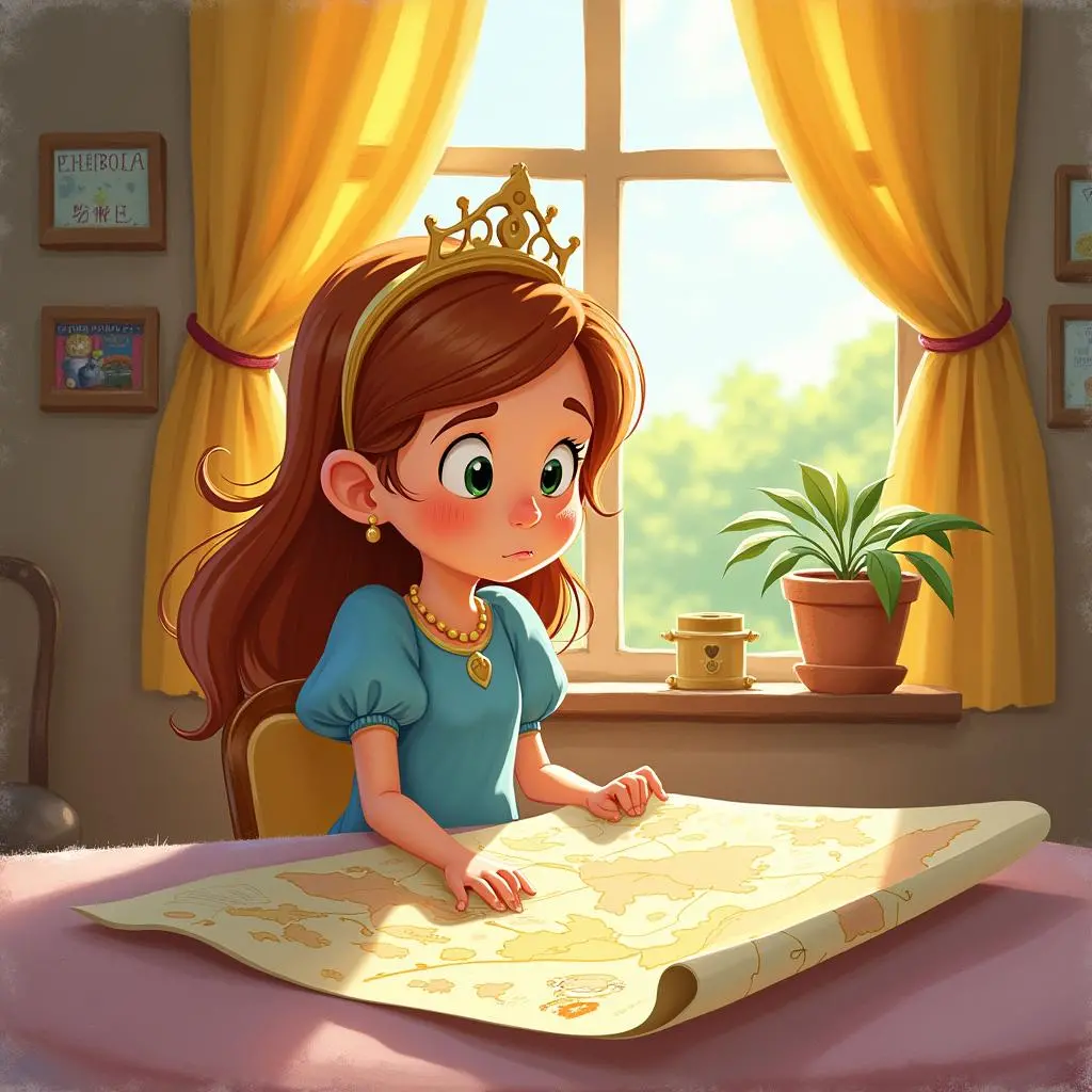 The princess is thinking of countermeasures