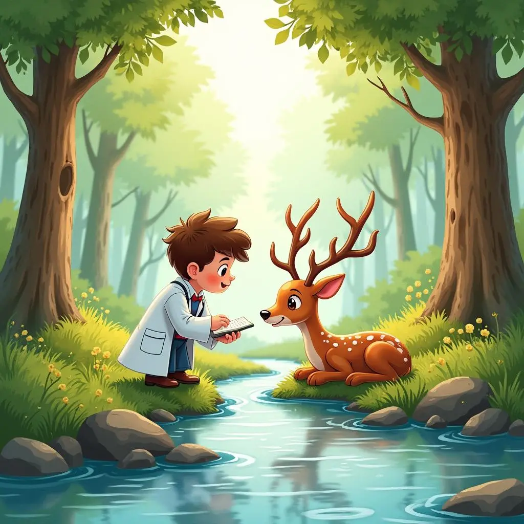 Forest Animals Come to Express Their Gratitude