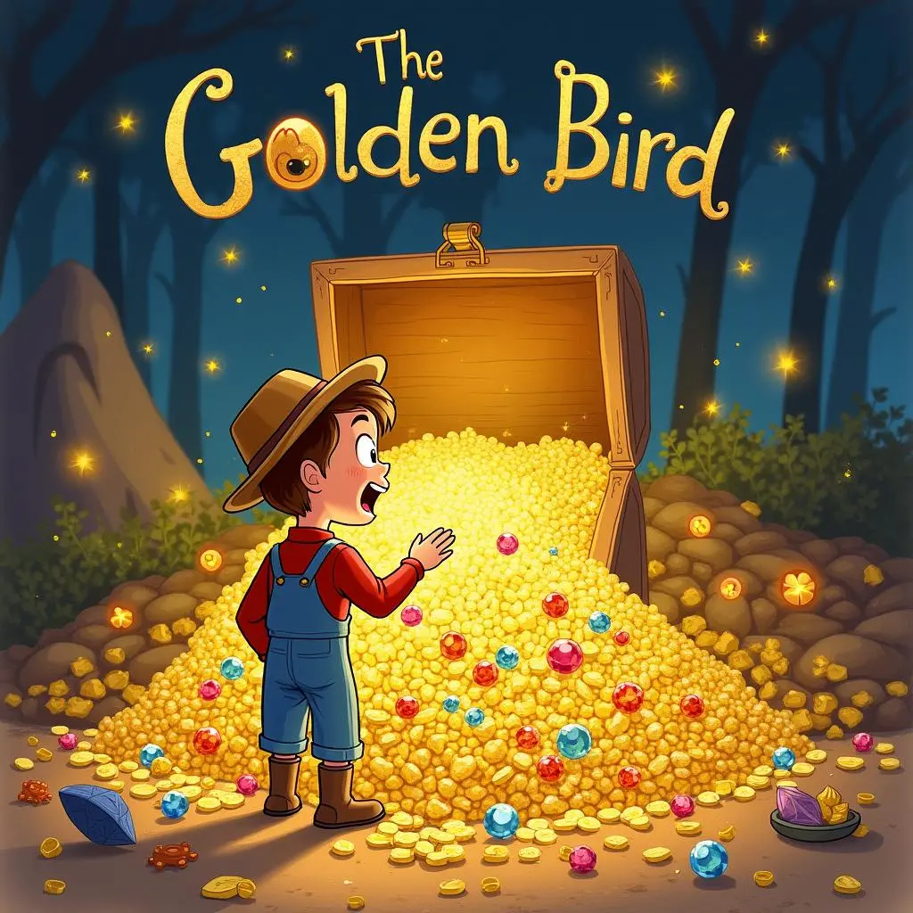 金鸟带农夫到宝藏处