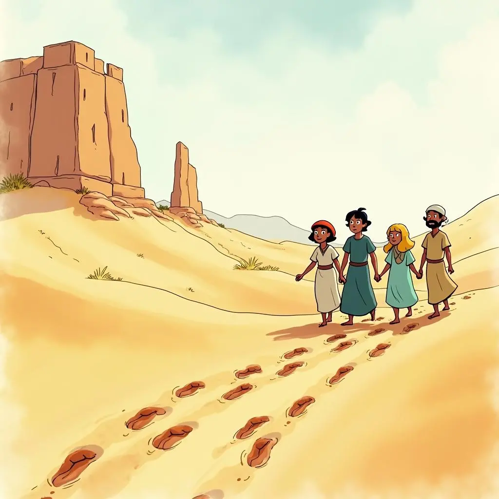 Sur le chemin de la recherche d'eau