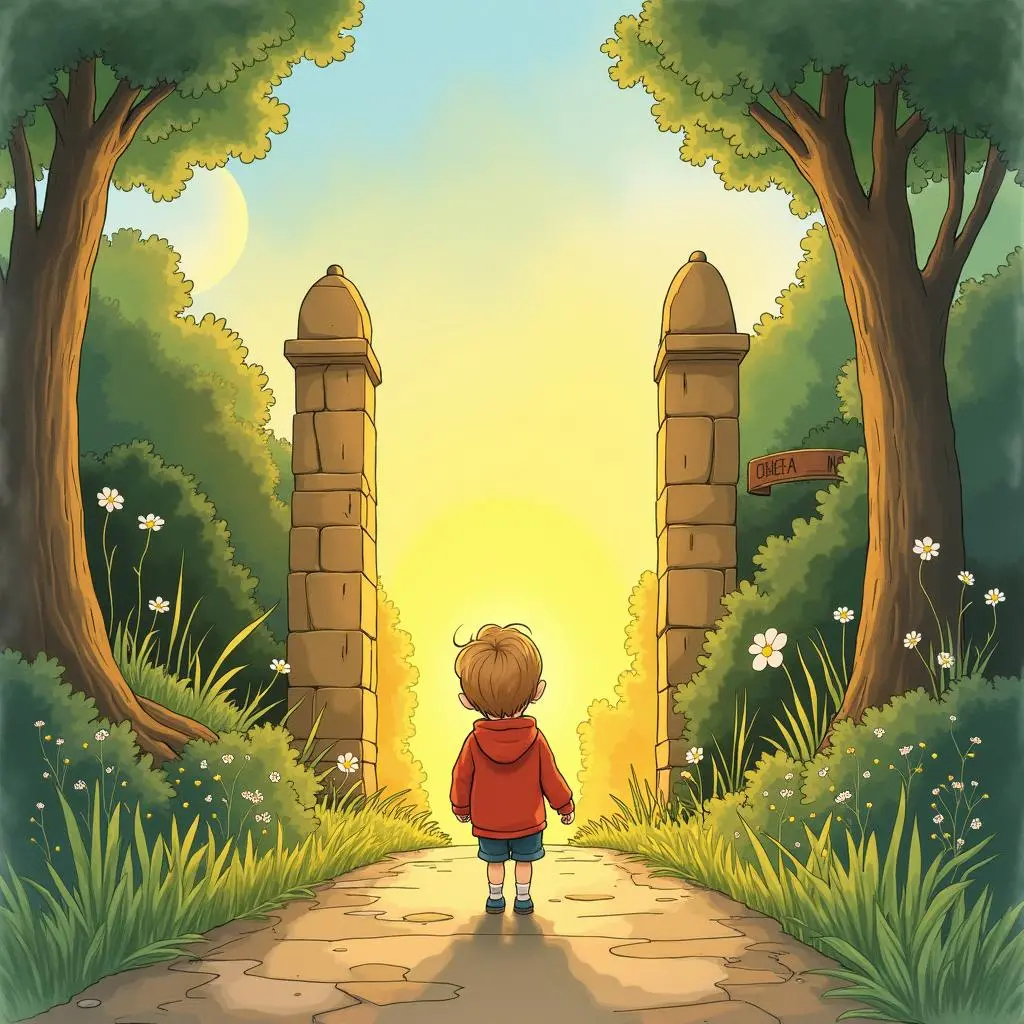 汉斯带着钥匙走向黄金锁