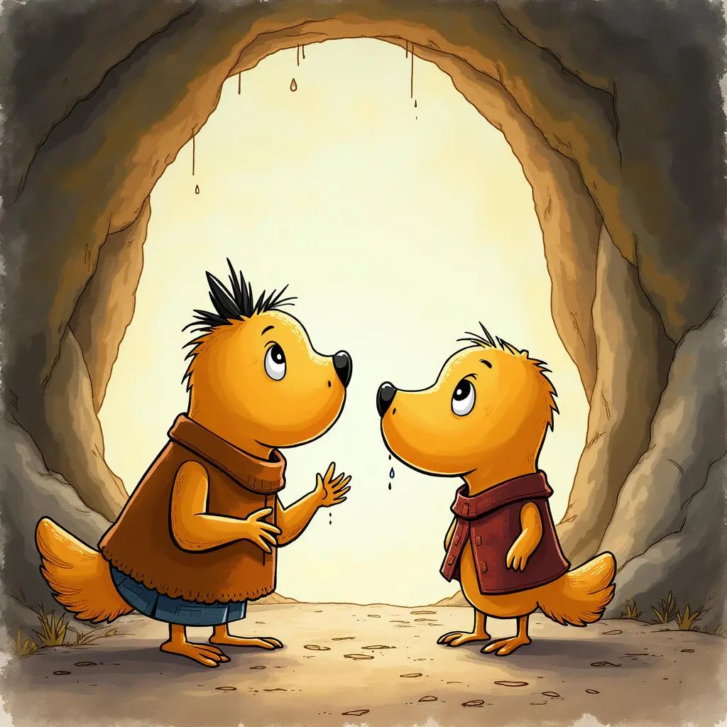 The seventh Gourd Boy becomes sober