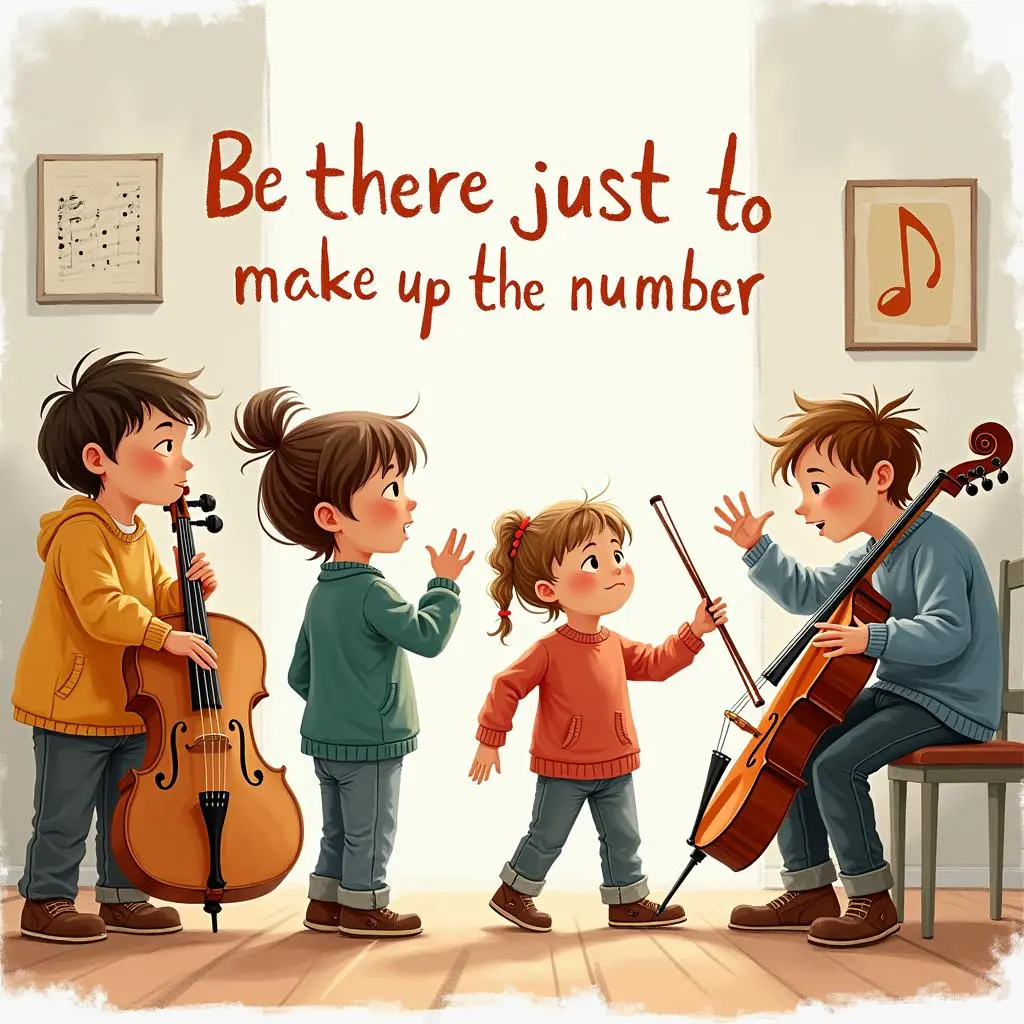 The whole band playing together