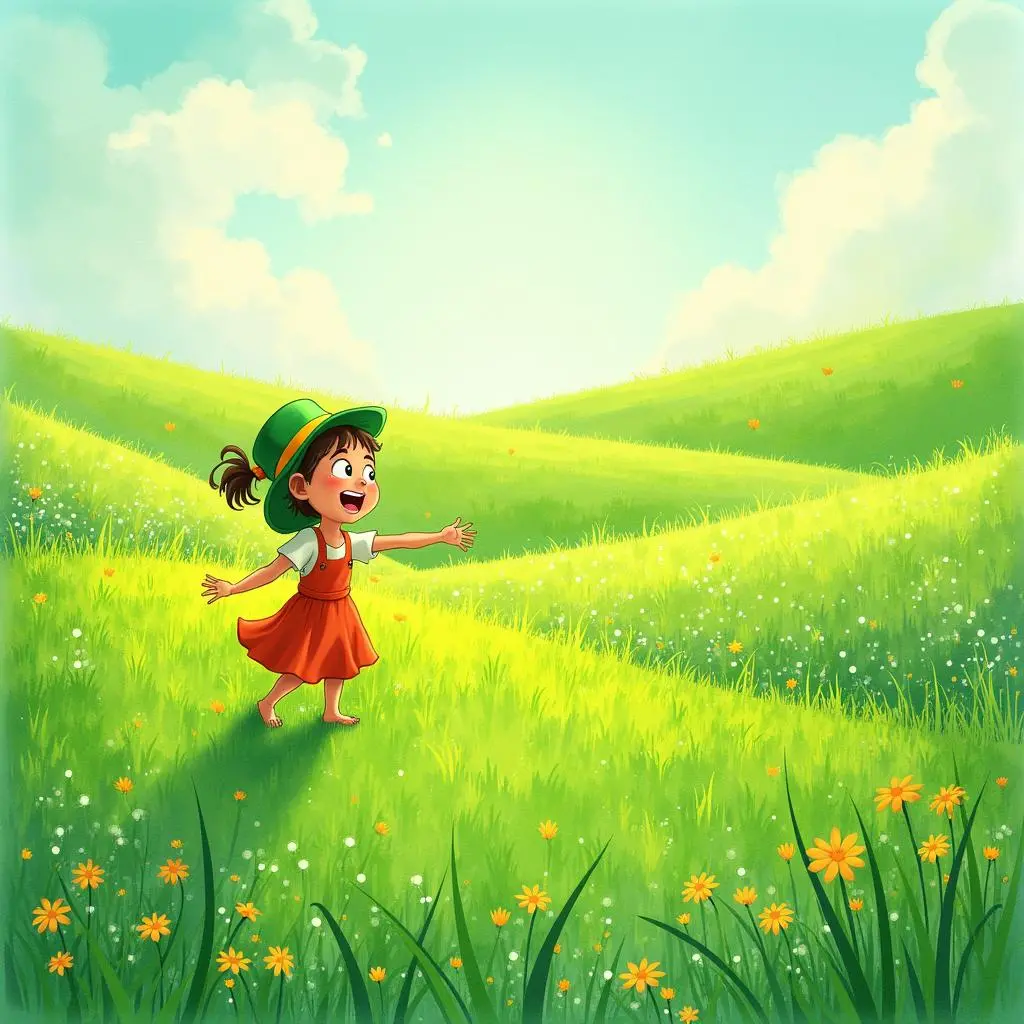 来到一片特别的草地