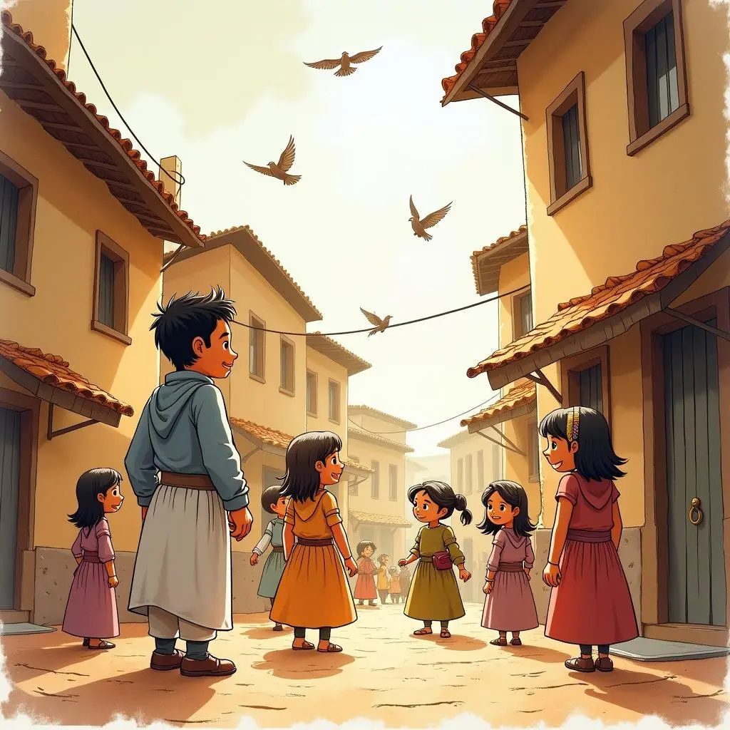 村民被香气吸引