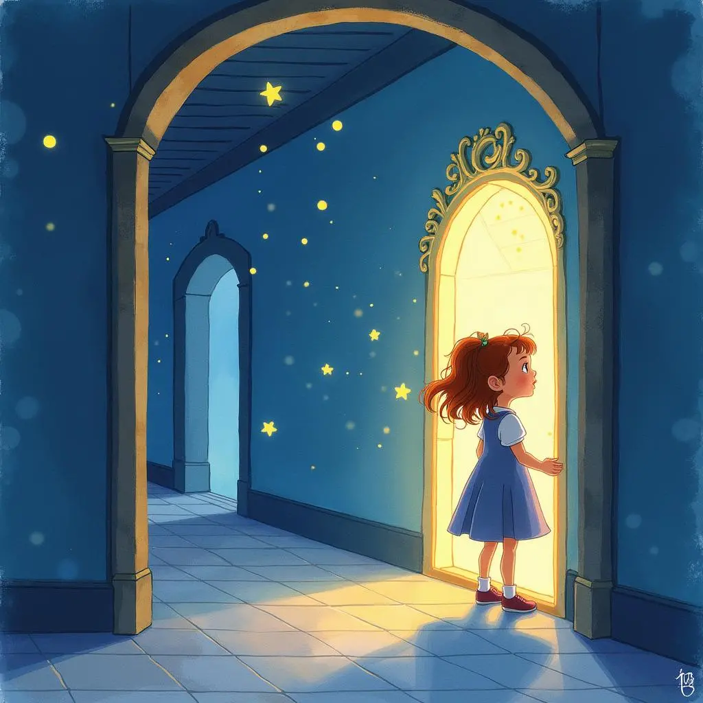 露西发现魔法镜子