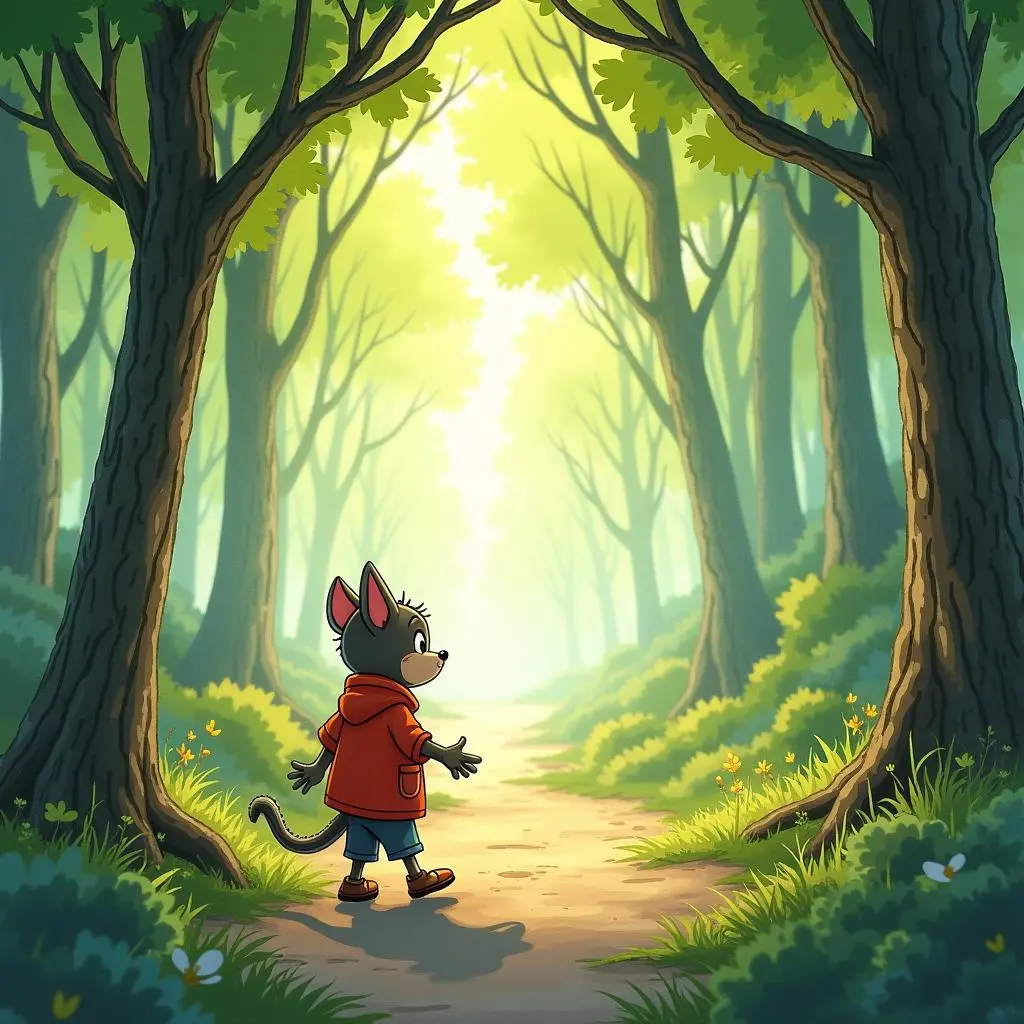 汤姆离开魔法森林