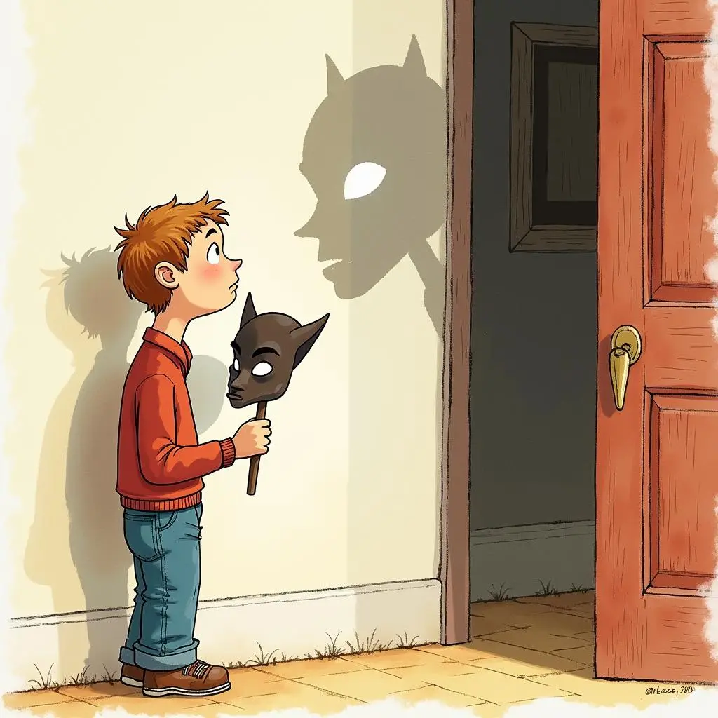 托尼在角落思考的画面