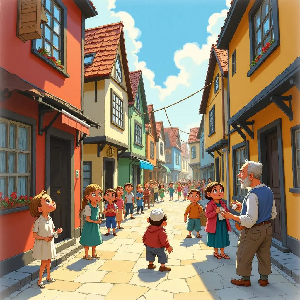 The old watchmaker starting to give gifts