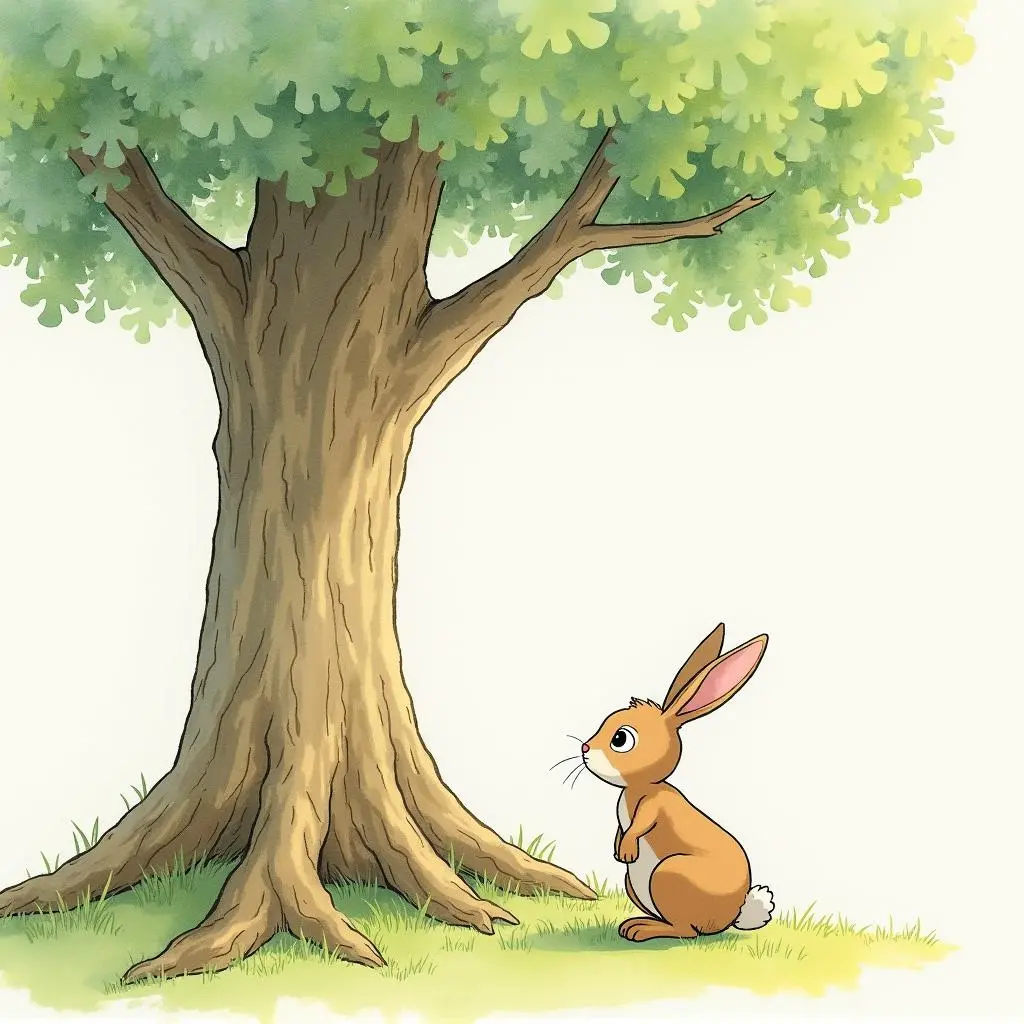 The children sit around together and think seriously