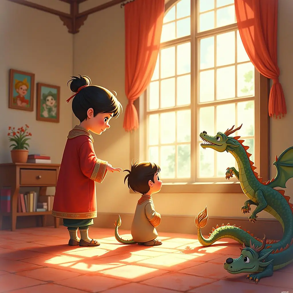 Lord Ye shows his love for the dragon picture